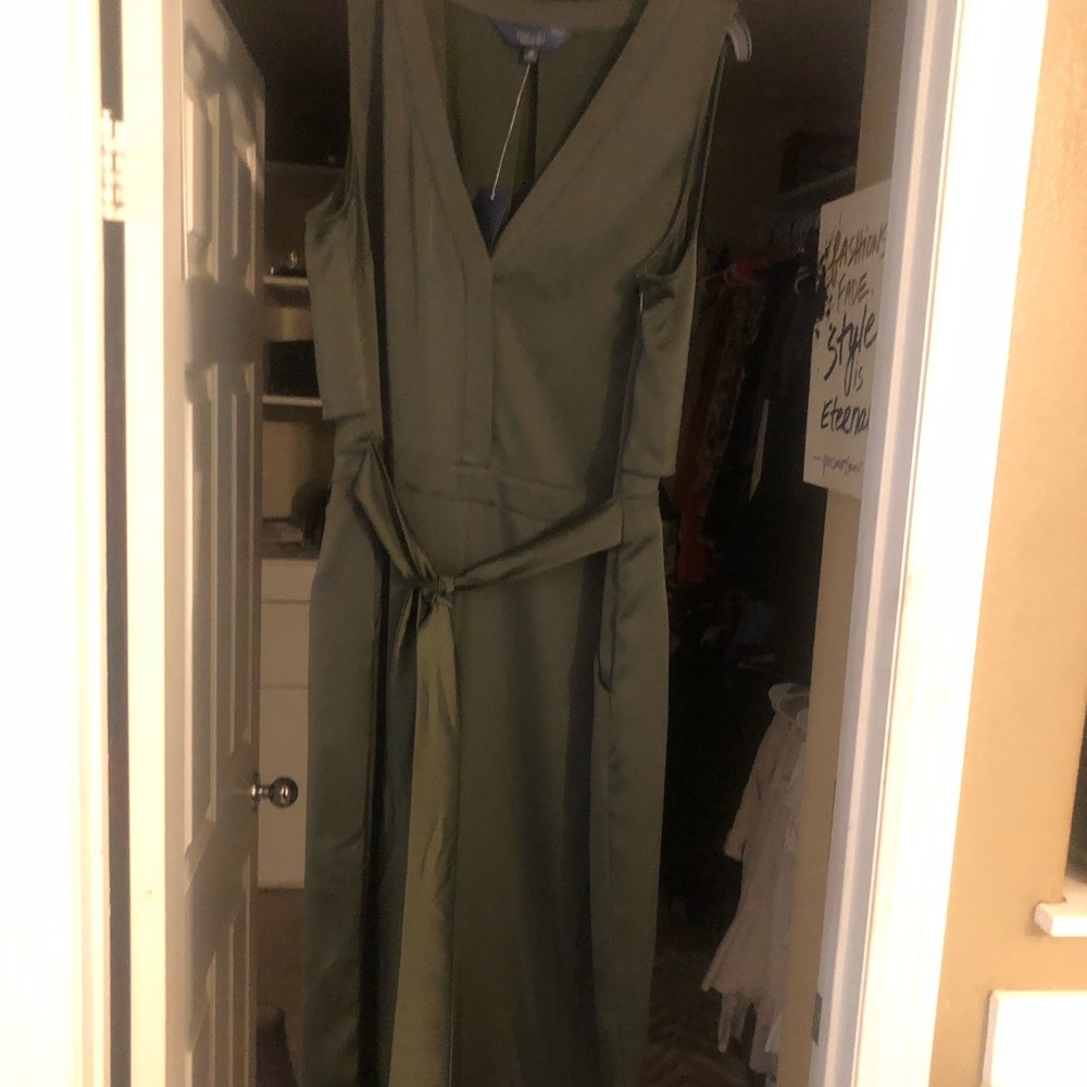 Size 12 - Sage colored Rachel Roy Jumpsuit.  New